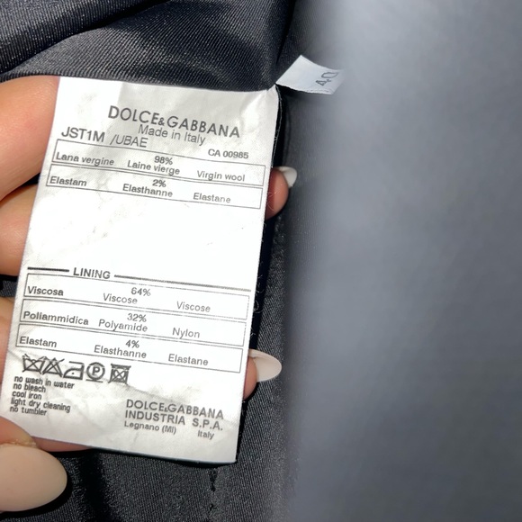 Dolce & Gabbana Black Slim 2 Piece Suit Set - Picture 4 of 16